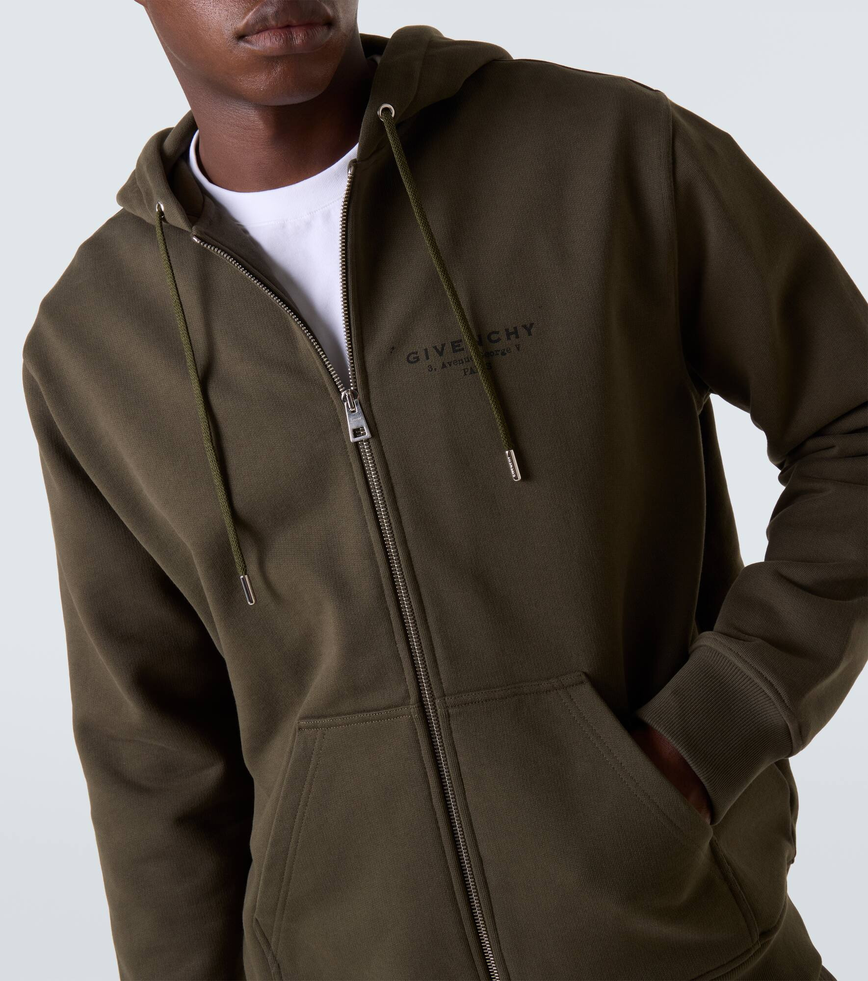 Givenchy Stamp cotton fleece hoodie - 5