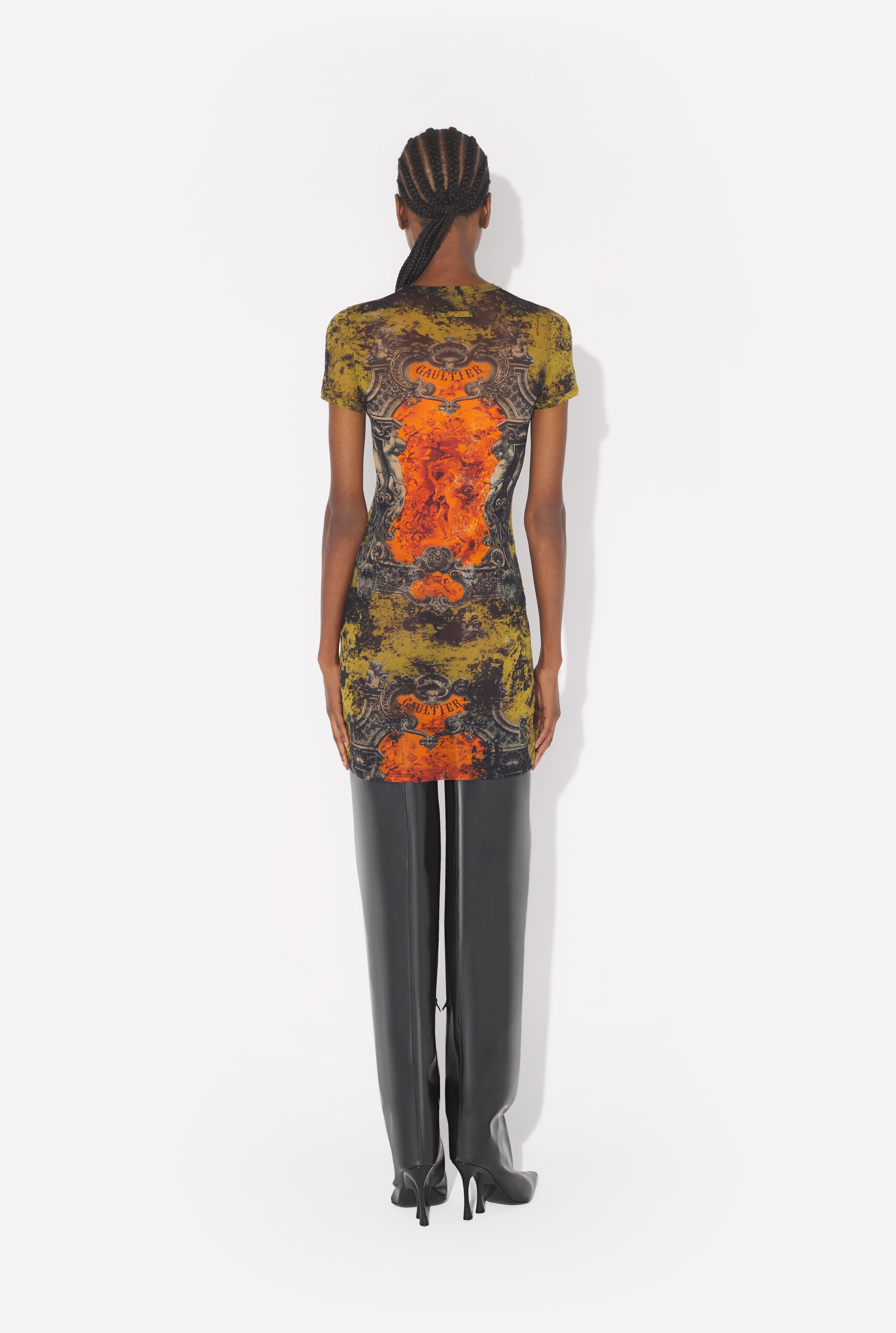 THE SHORT KHAKI MÉDAILLON DRESS - 2