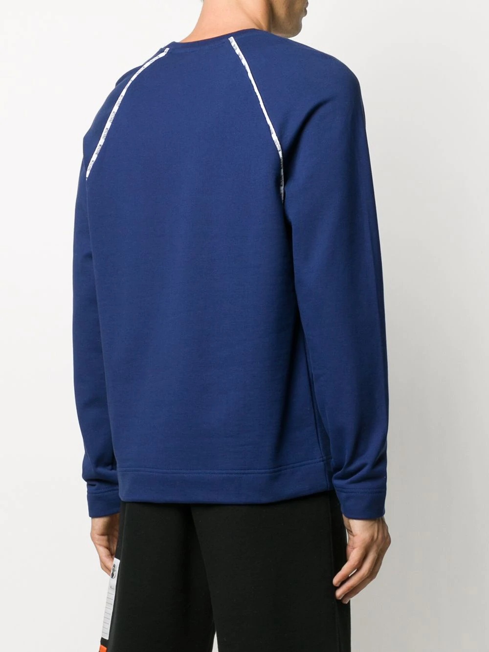 logo-print raglan sweatshirt - 4