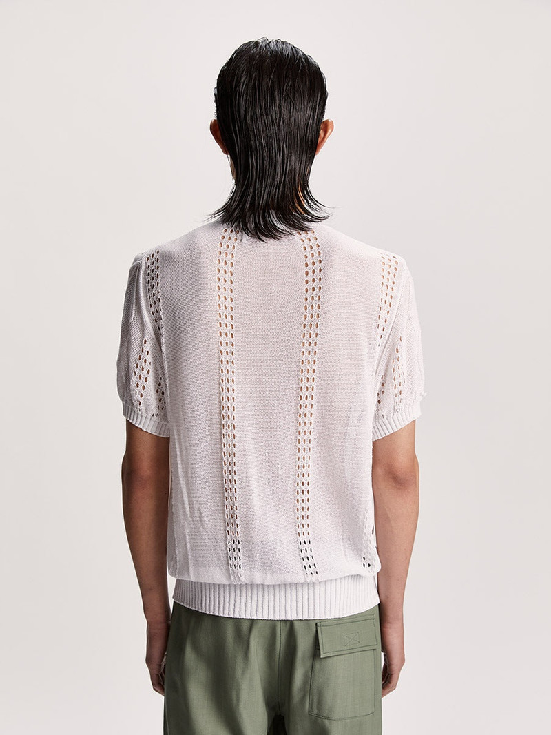 Cormagliano Zipped Tee White 5