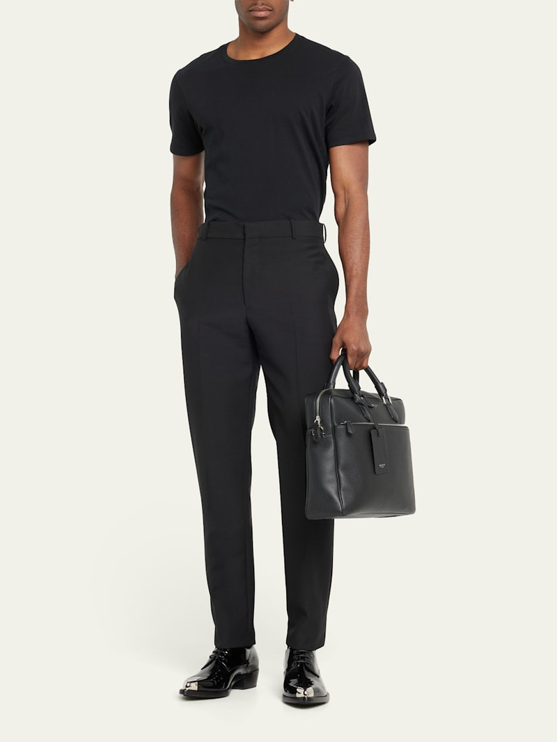 Serapian Men's Cachemire Leather Slim Briefcase outlook