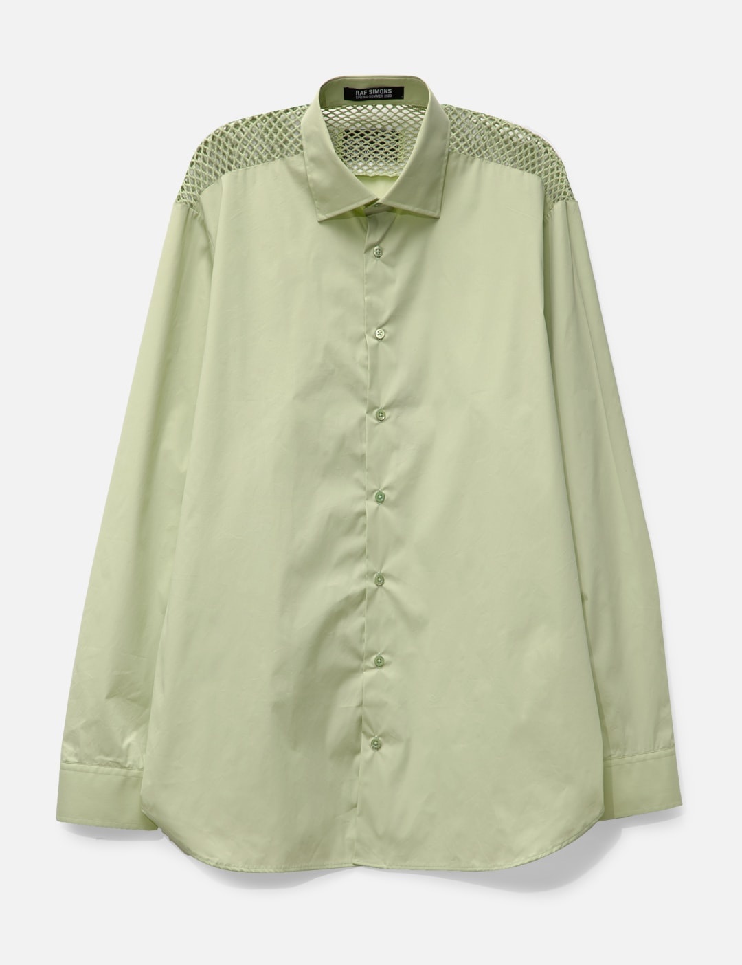 CLASSIC SHIRT WITH NET INSERT - 1