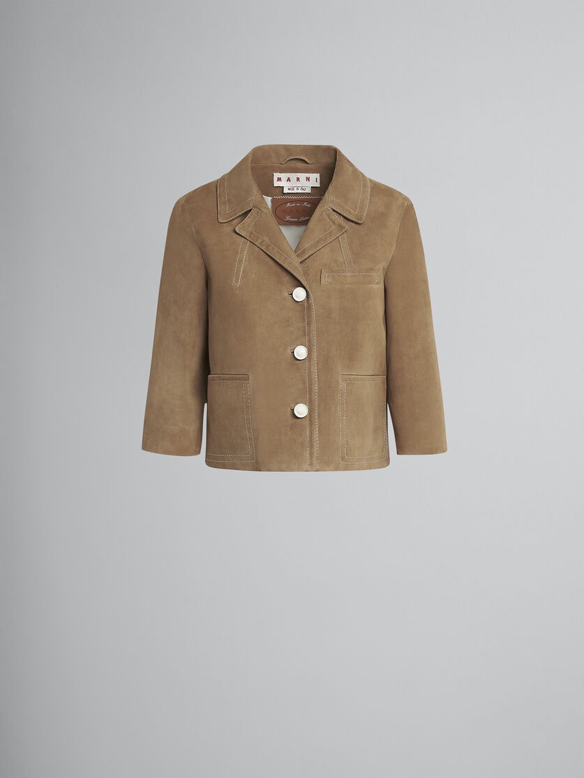 SUEDE NATURAL NAPPA JACKET - 1