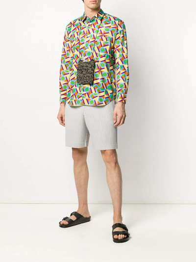 Comme des Garçons SHIRT geometric print shirt outlook