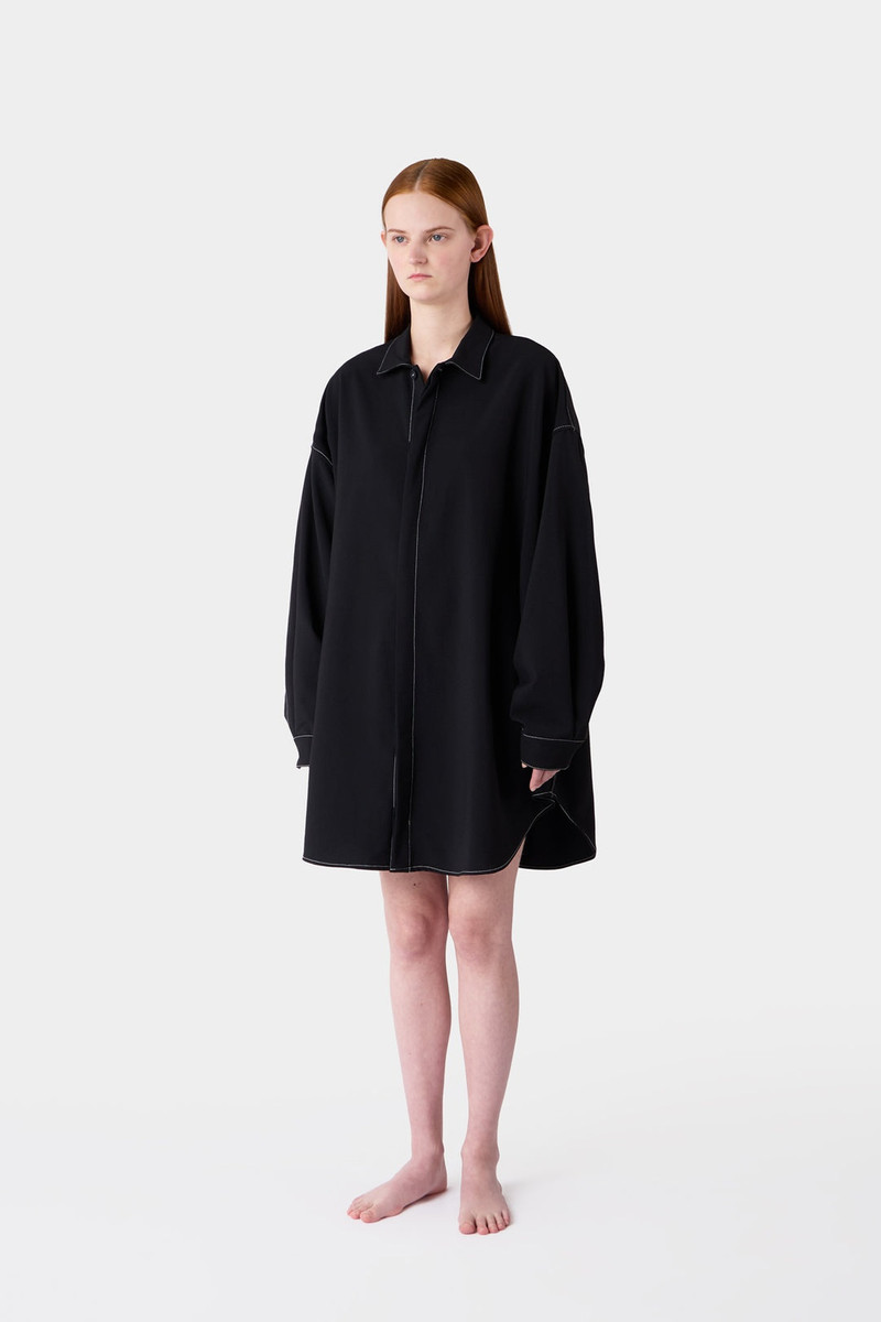 MEGA OVER SHIRT / black 4