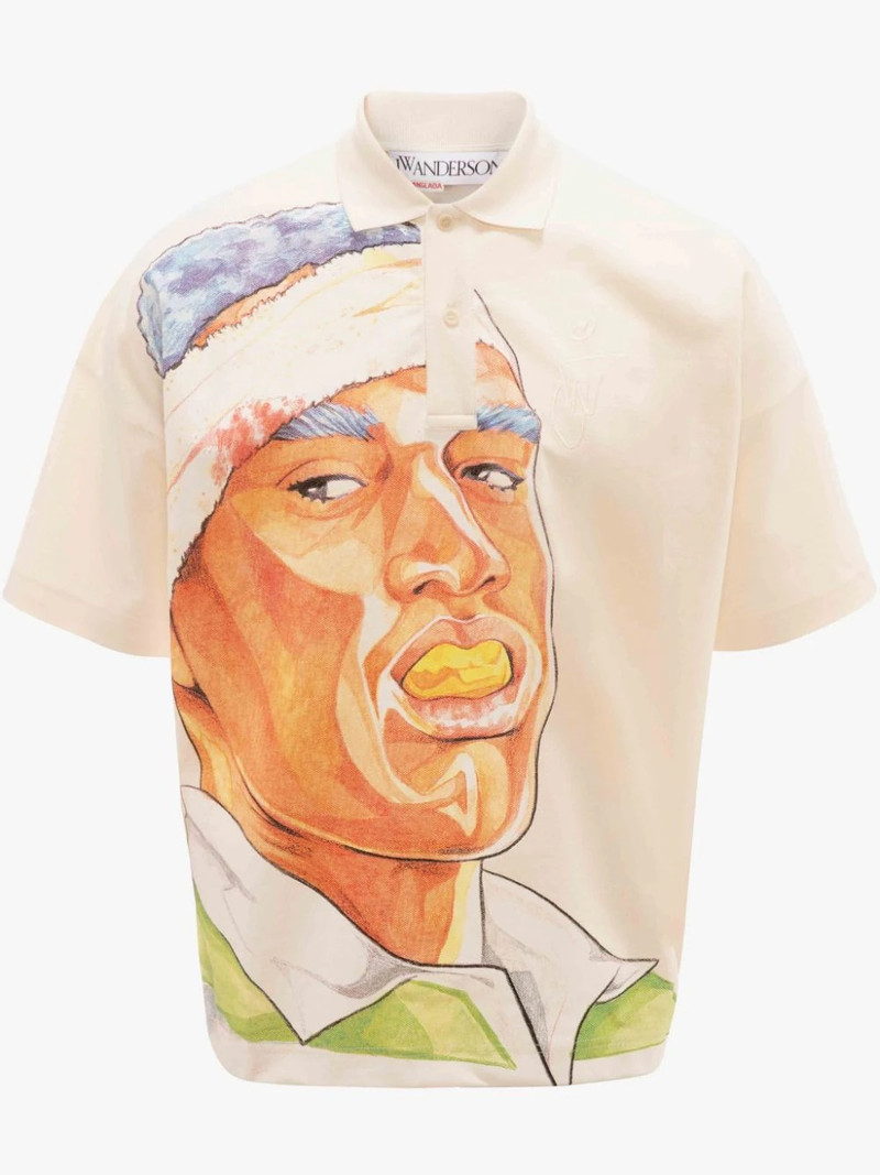 OVERSIZED PRINTED POLO SHIRT 1