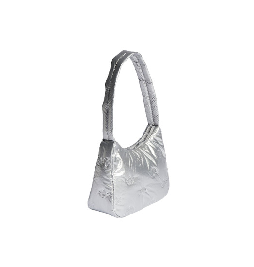 (WMNS) adidas Puffy Satin Mini Shoulder Bag 'Silver' II3393 - 2