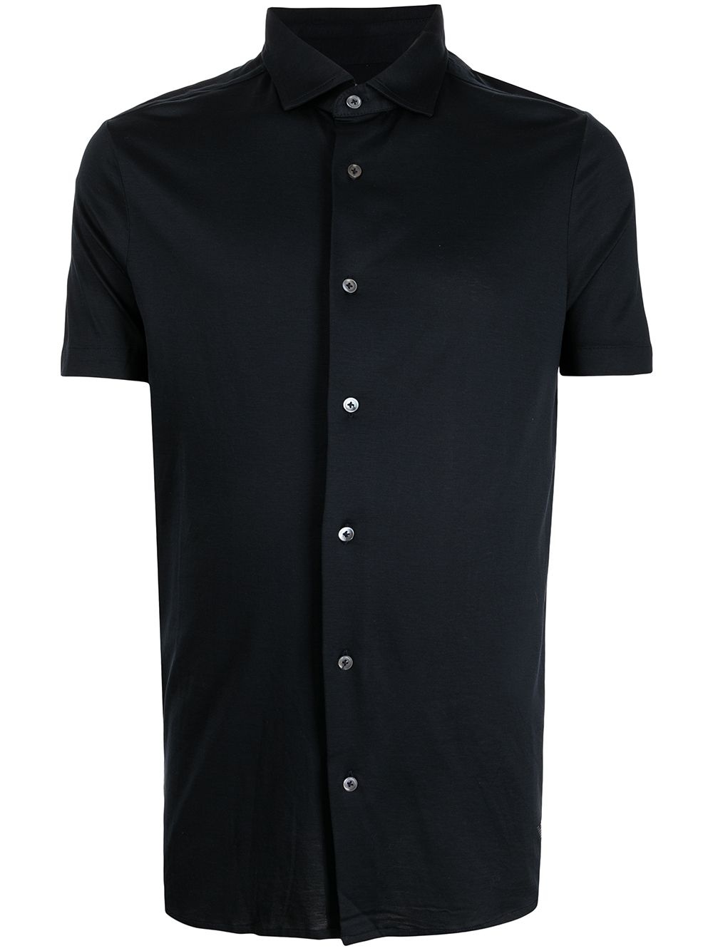 button-up short-sleeved shirt - 1