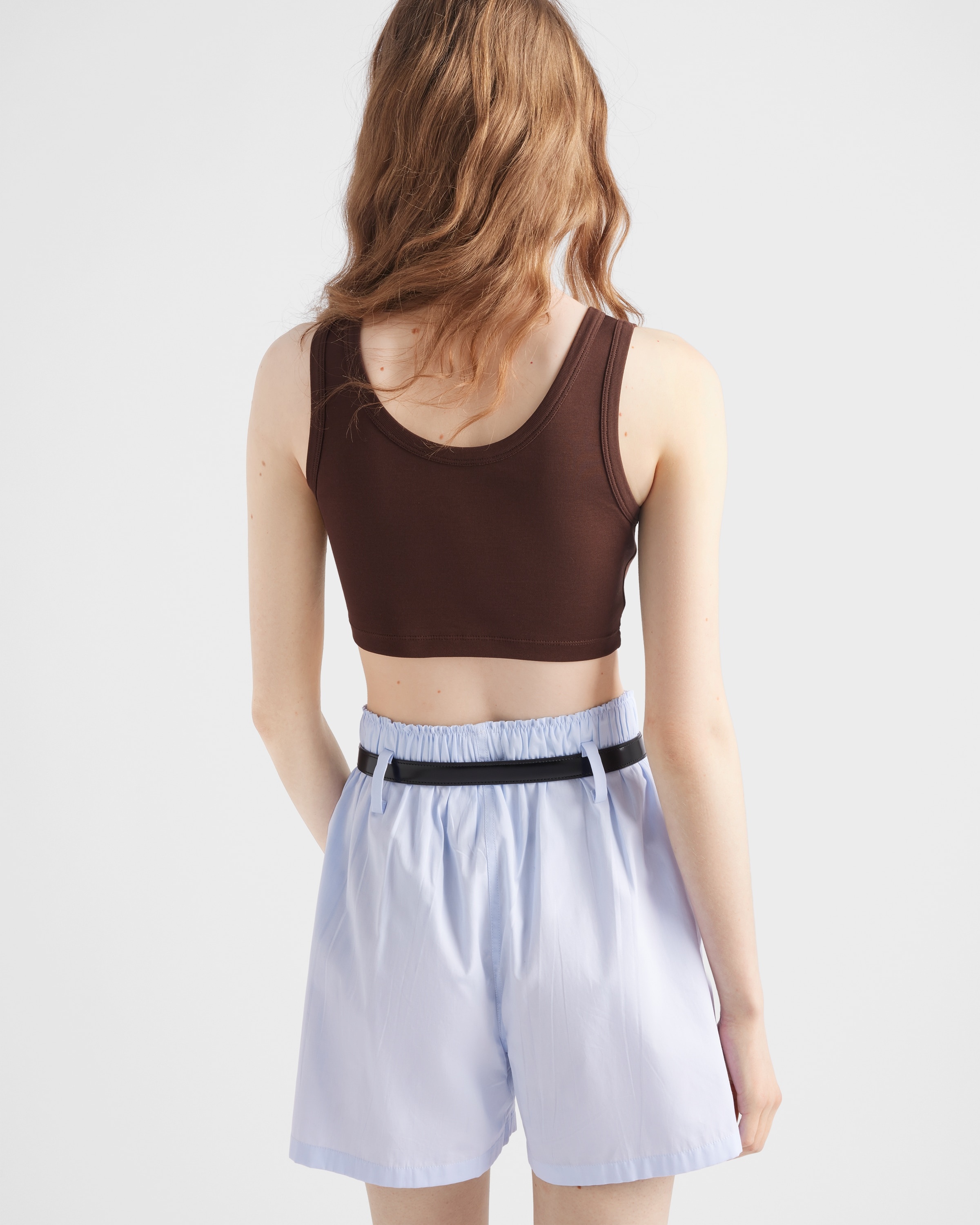 Ribbed knit crop top - 5