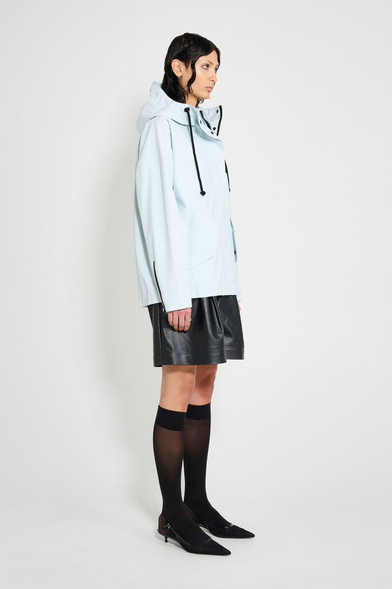 Stutterheim Faversham Matte Raincoat Frost Grey outlook