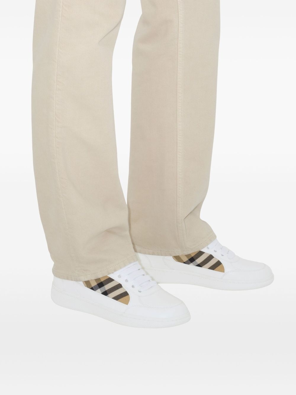checked sneakers - 7