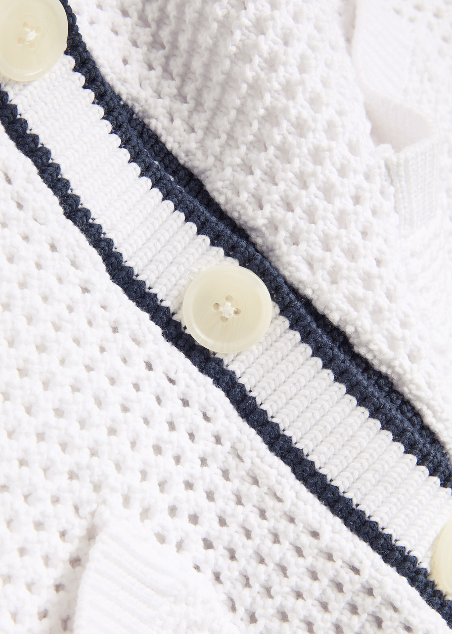 Varley Leilani V-neck Open-knit Vest - 5