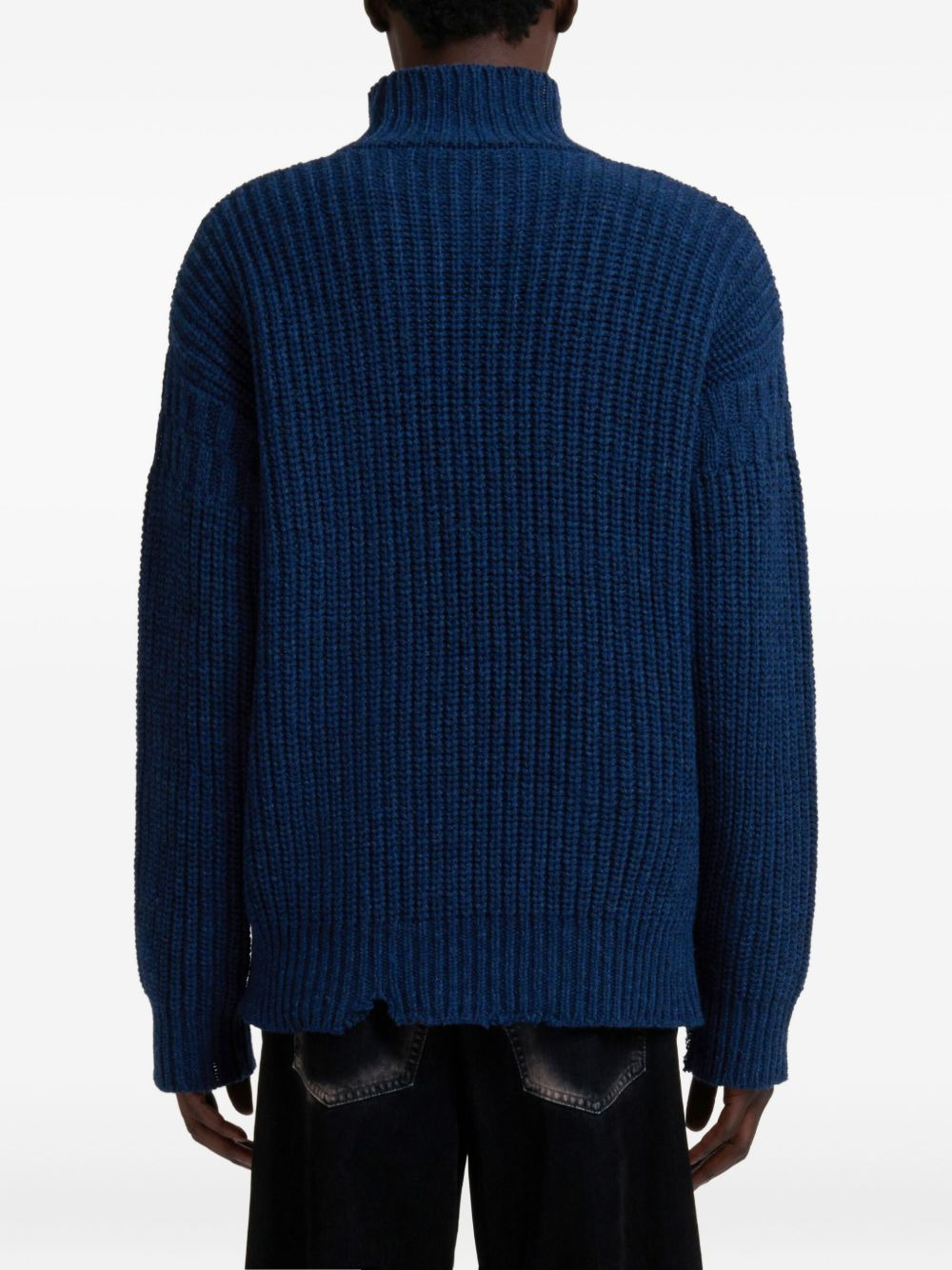 RIBBED TURTLENECK SWEATER - 5