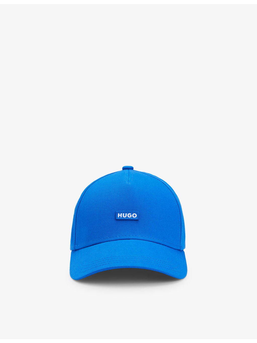 Logo-badge cotton baseball cap - 3