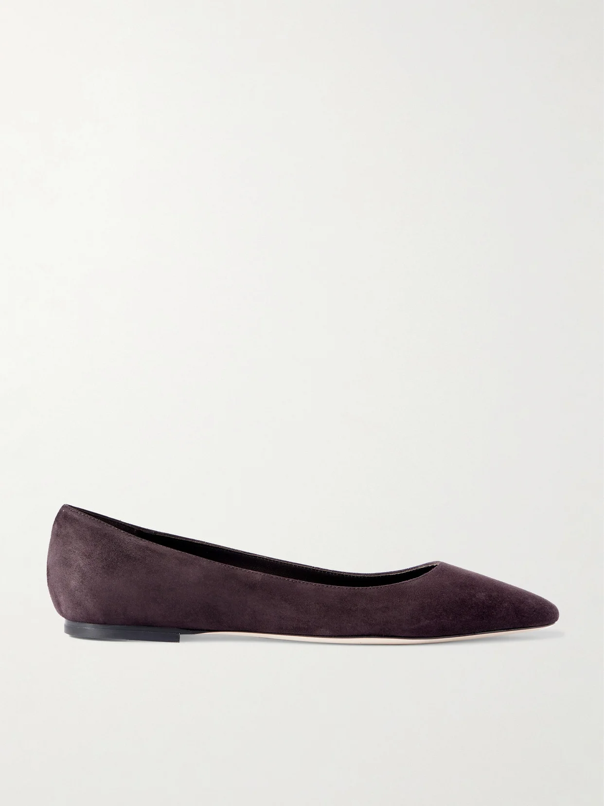 Romy Suede Point-toe Flats - 1