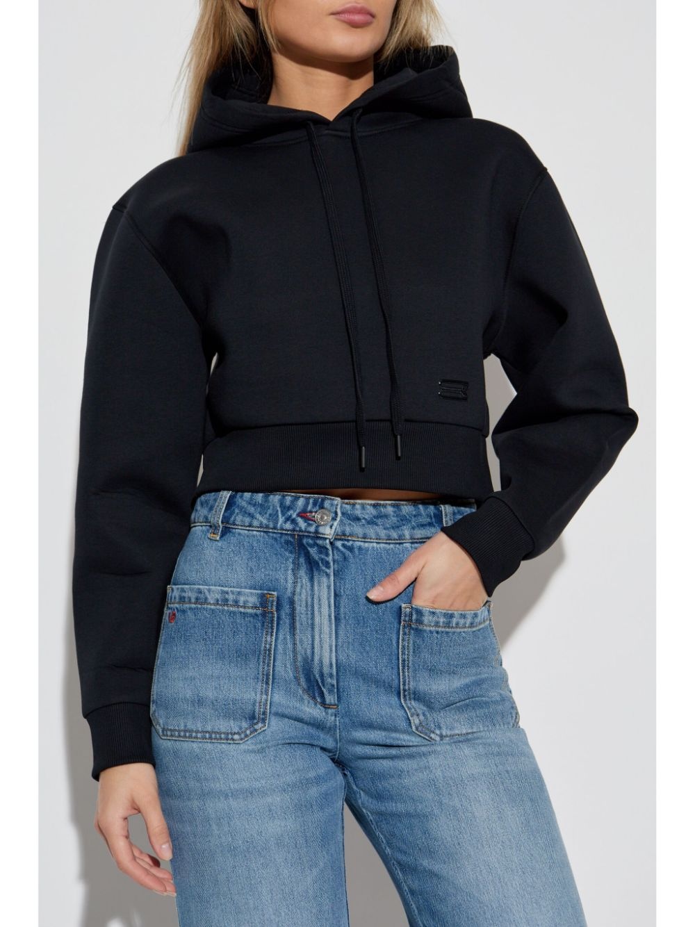 cropped hoodie - 3
