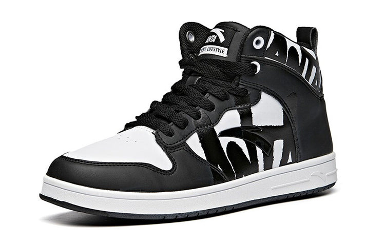 ANTA Skateboarding Series Sneakers High 'Black White' 91648060-3 - 2