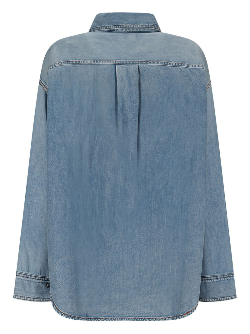 HAIKURE Ofelia button-down denim shirt outlook