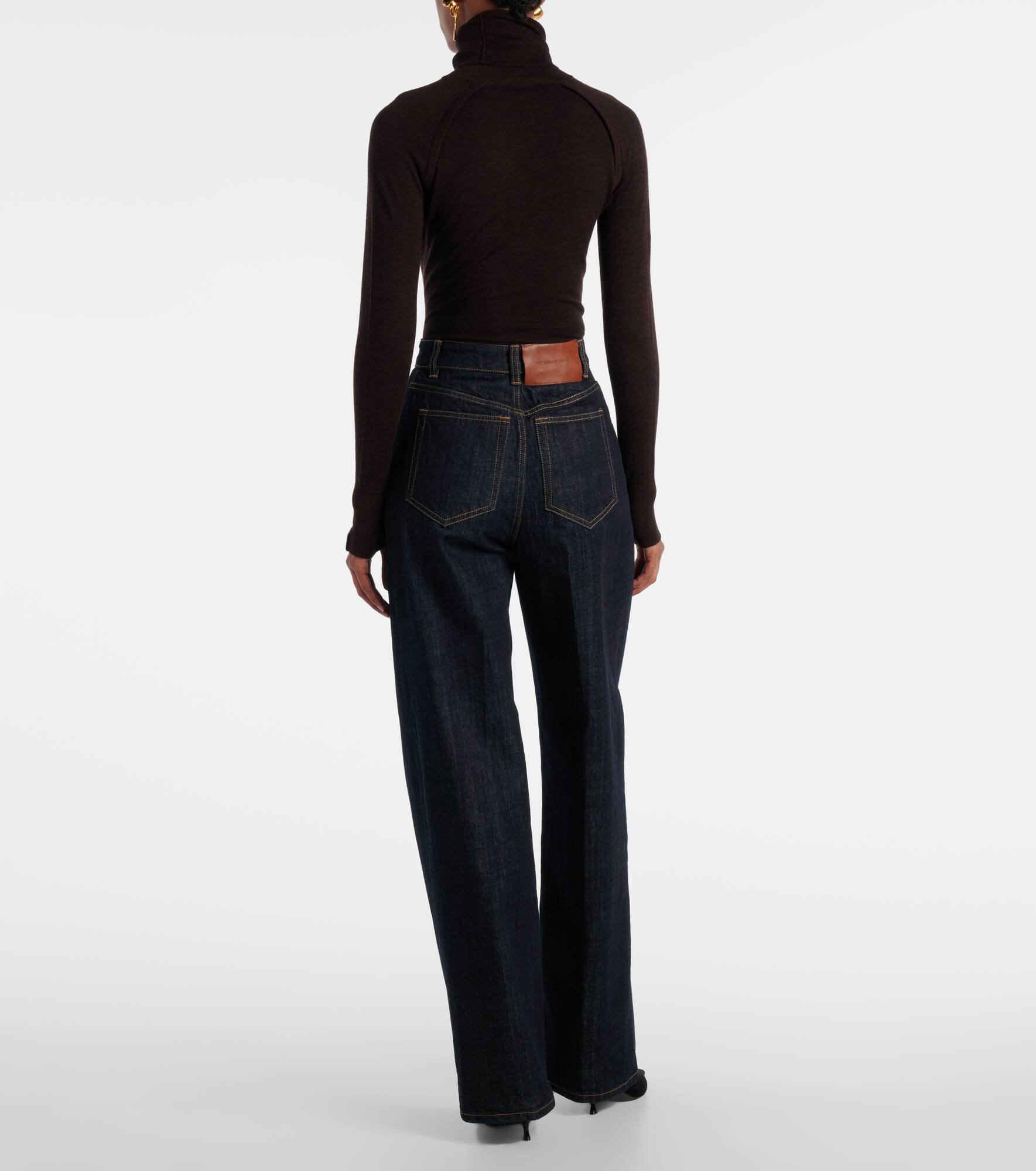 High-rise straight jeans - 3