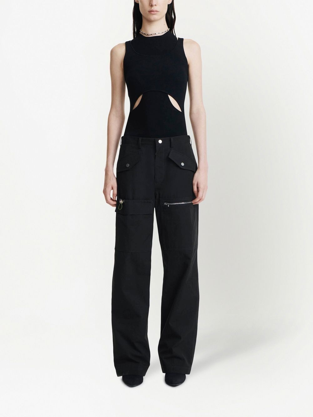 Interlink cut-out tank top - 2