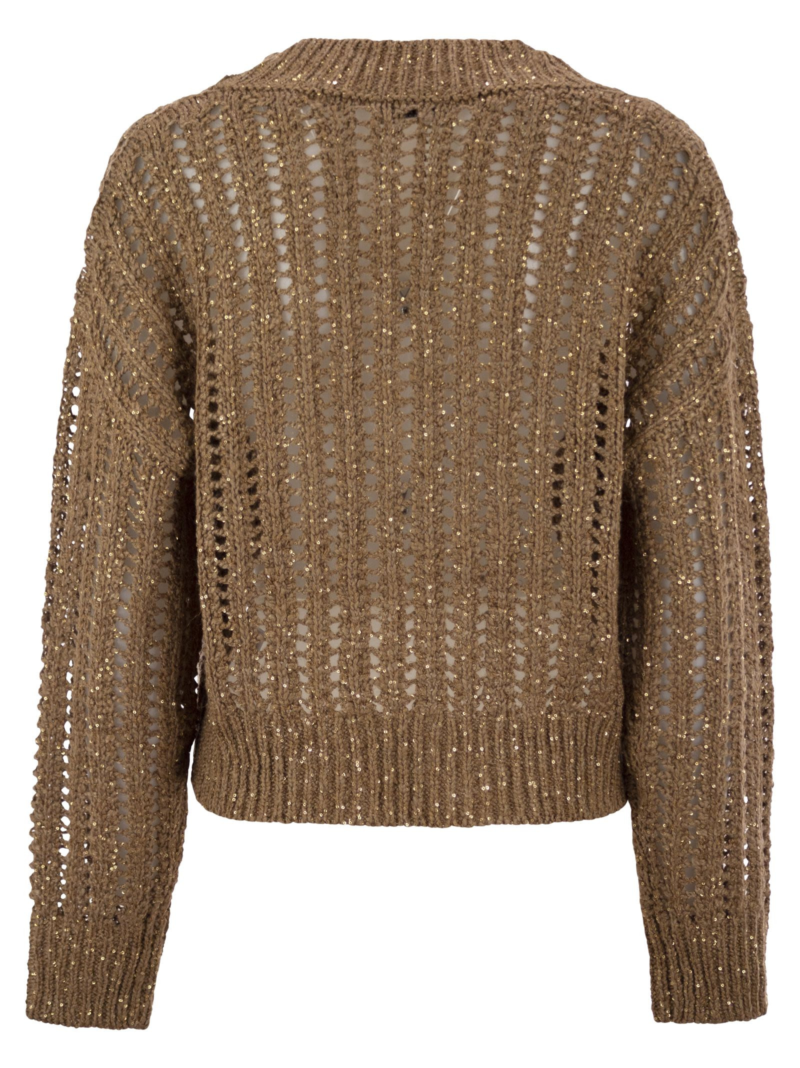 Brunello Cucinelli Women Silk And Linen V-Neck Sweater - 2