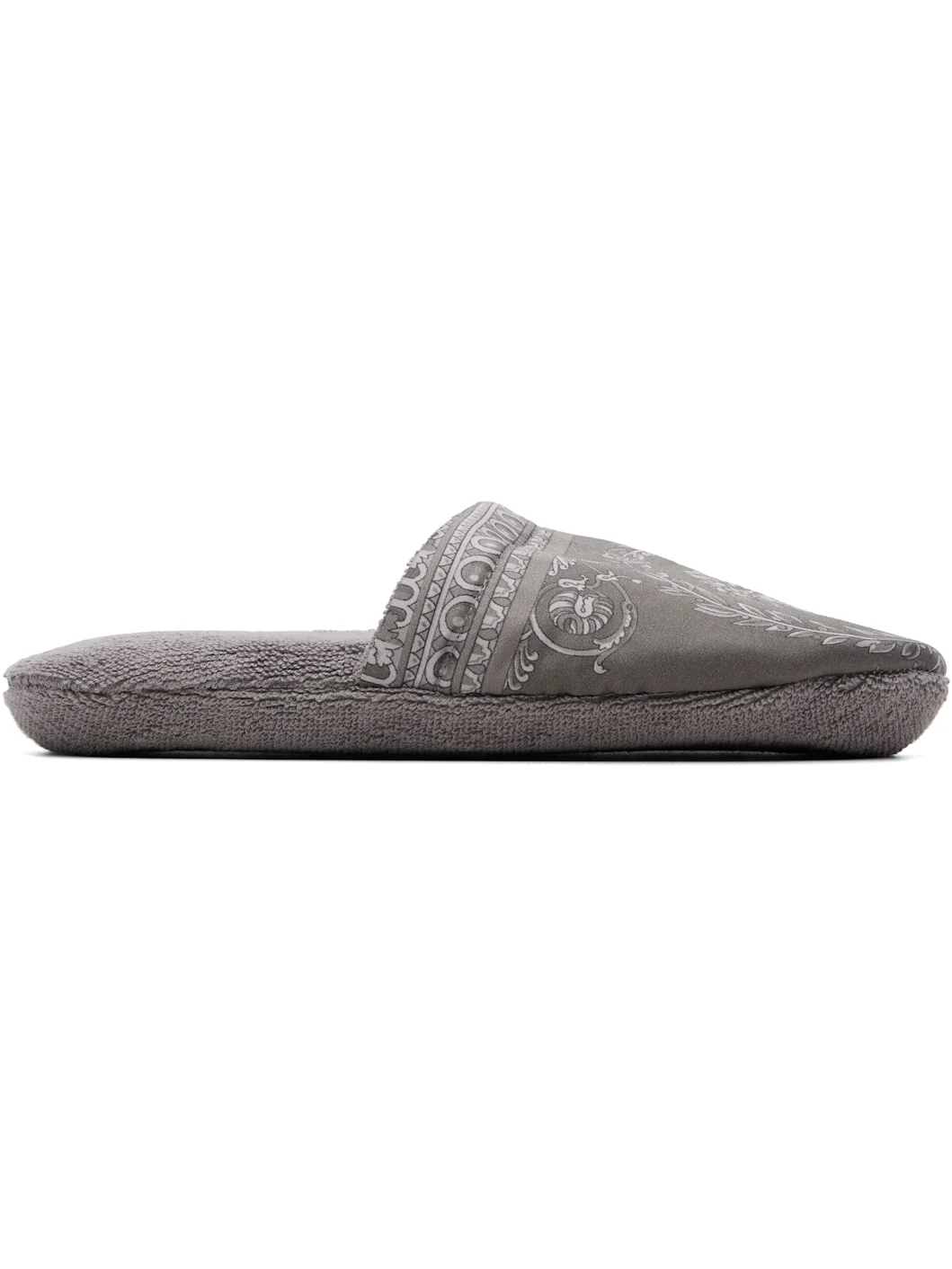 Gray 'I Heart Baroque' Slippers - 1