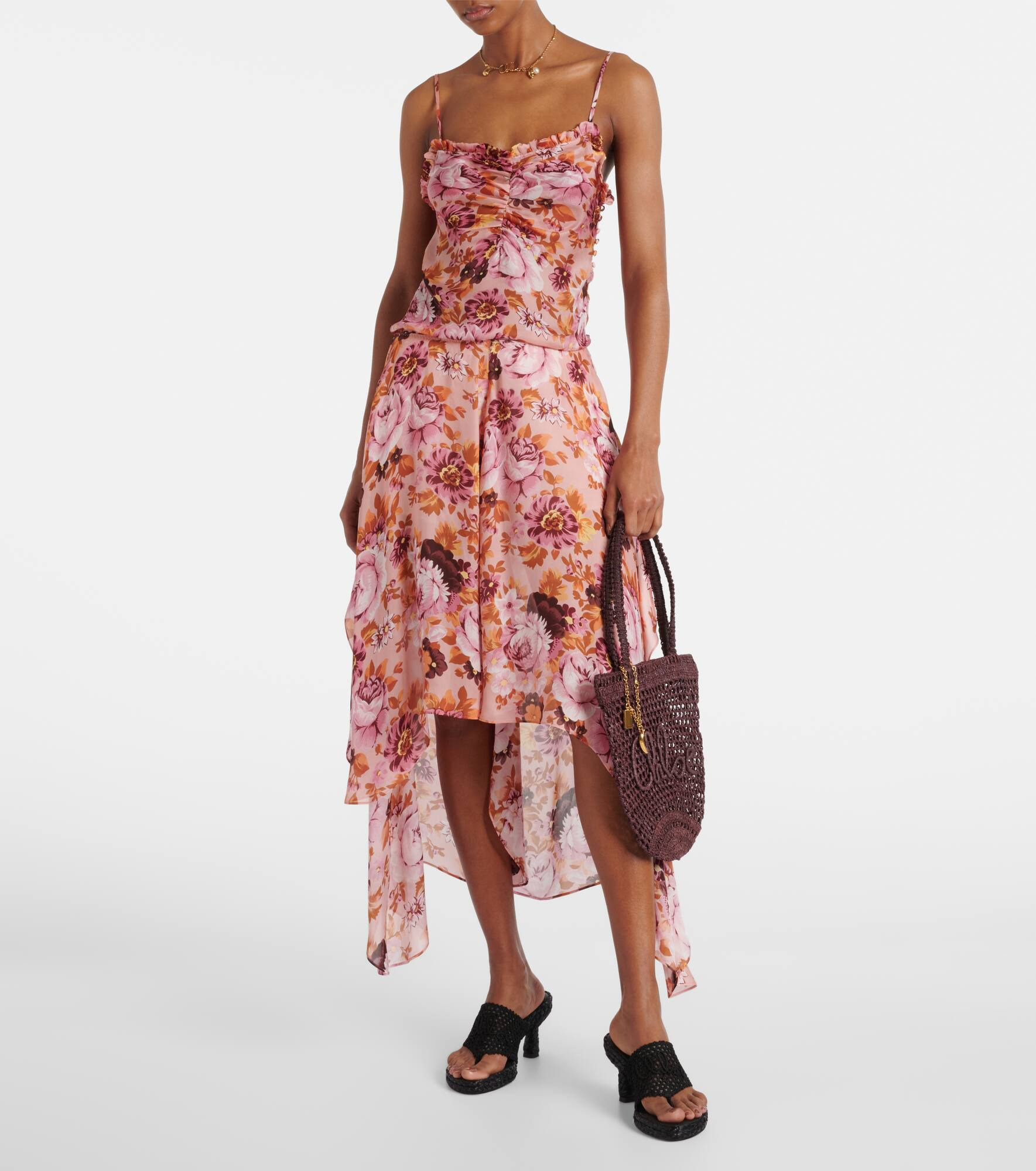 Floral silk top - 2
