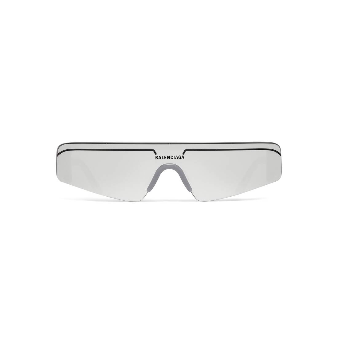 Ski Rectangle Sunglasses in Grey - 1