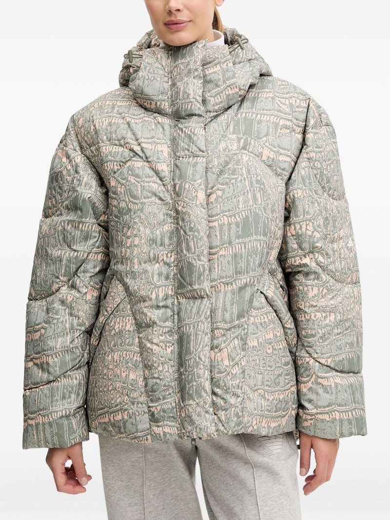 hooded patterned jacket 1