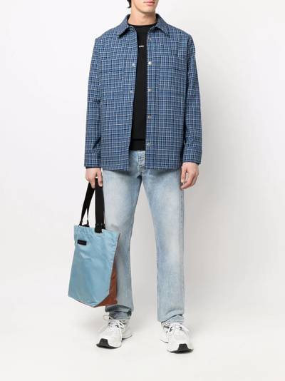 A.P.C. check-print button-up shirt outlook