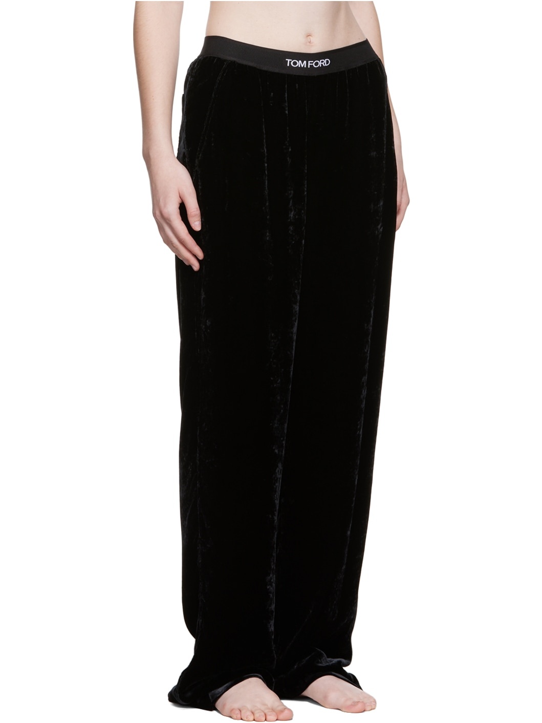 Black Lightweight Lounge Pants - 2