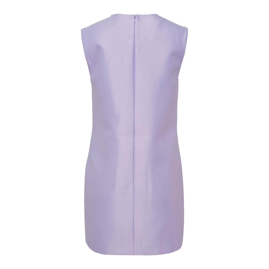 Lilac Taffeta Mini Dress - 2