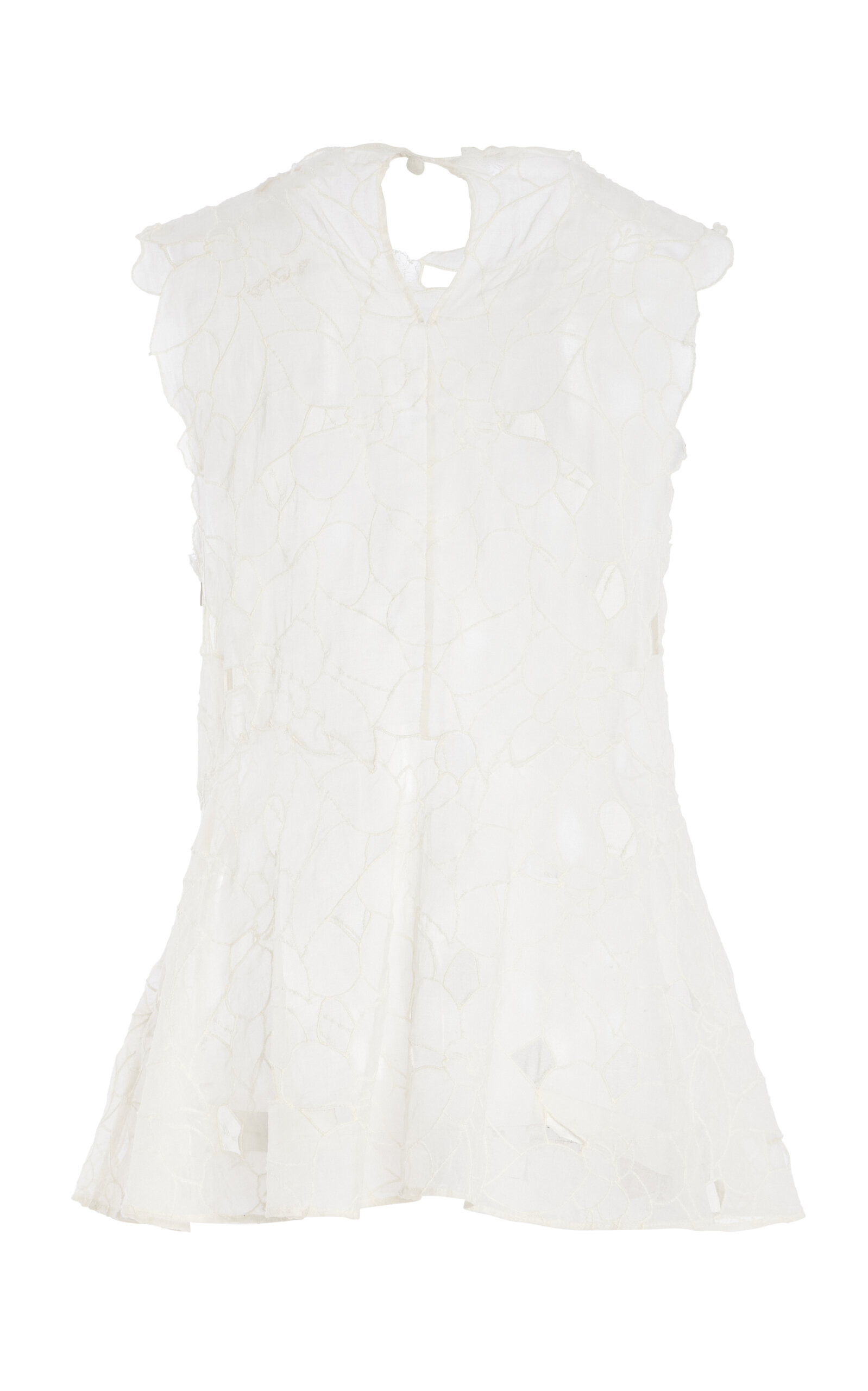 Ali Peplum Cotton Top white - 5