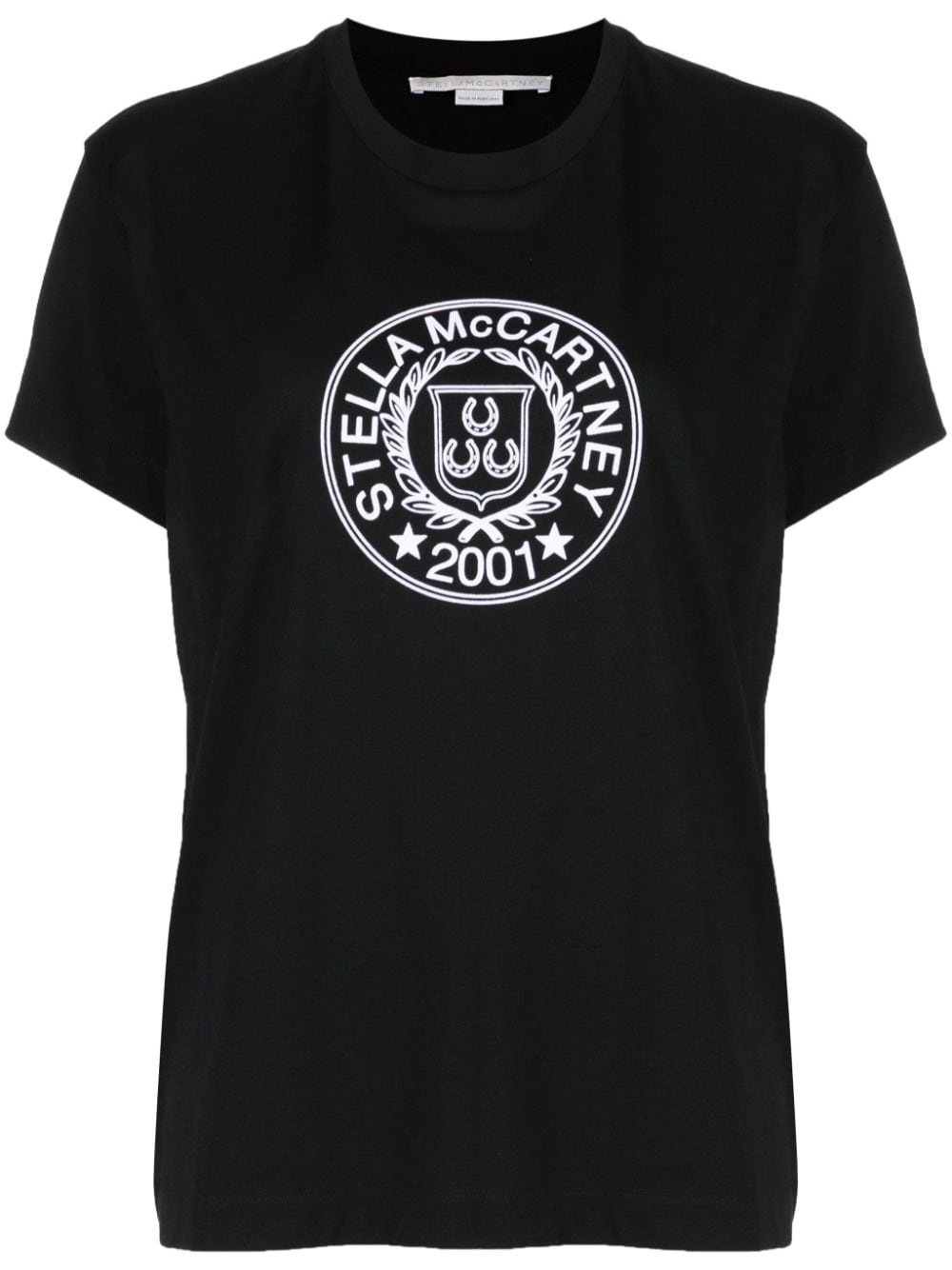 Stella McCartney logo-print short-sleeve cotton T-shirt farfetch