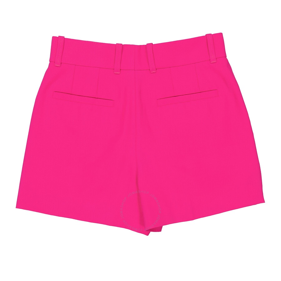 Chloe Ladies Juicy Pink Tailored Wool Shorts - 2