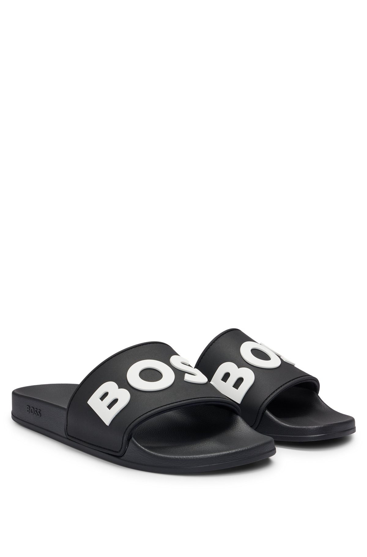 ITALIAN-MADE SLIDES WITH RAISED LOGO - 2
