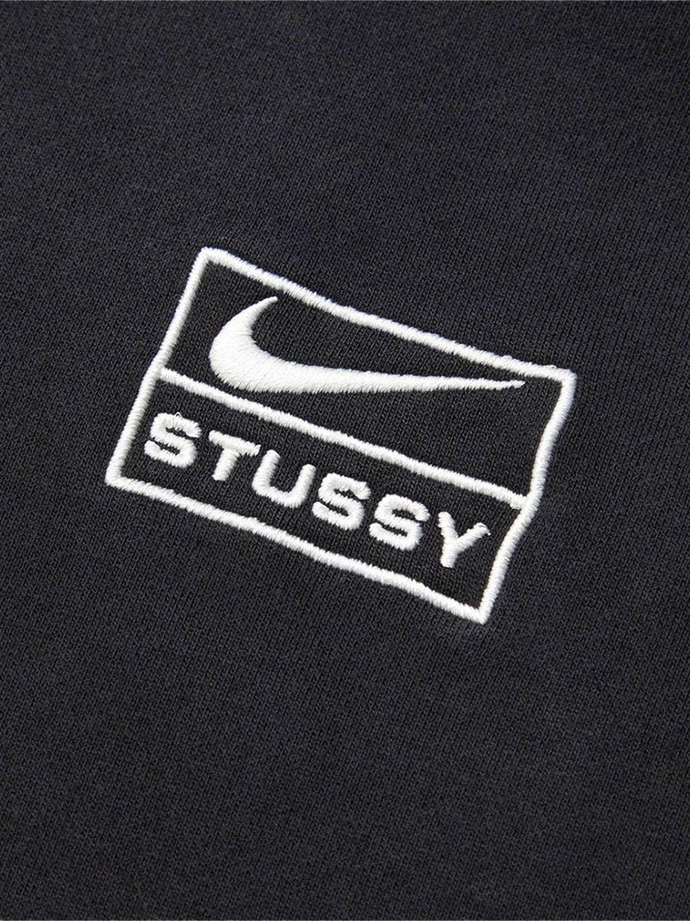 x Stussy washed "Black" hoodie - 2