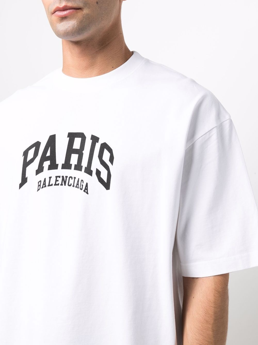 Paris logo cotton T-shirt - 6