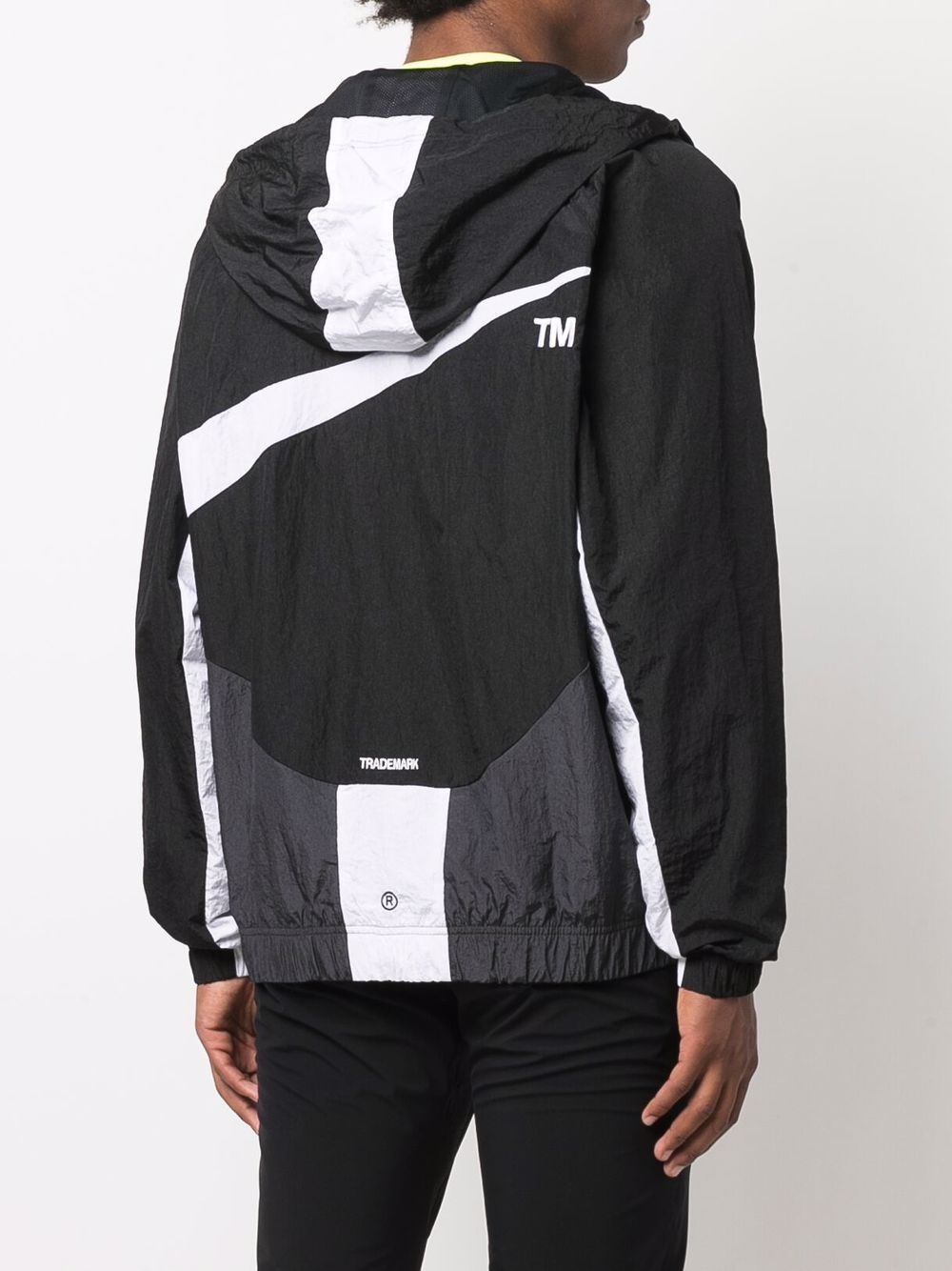 Big Swoosh zip-up hooded jacket - 4