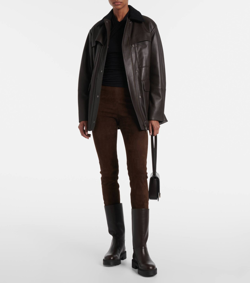 Vince Suede slim pants outlook
