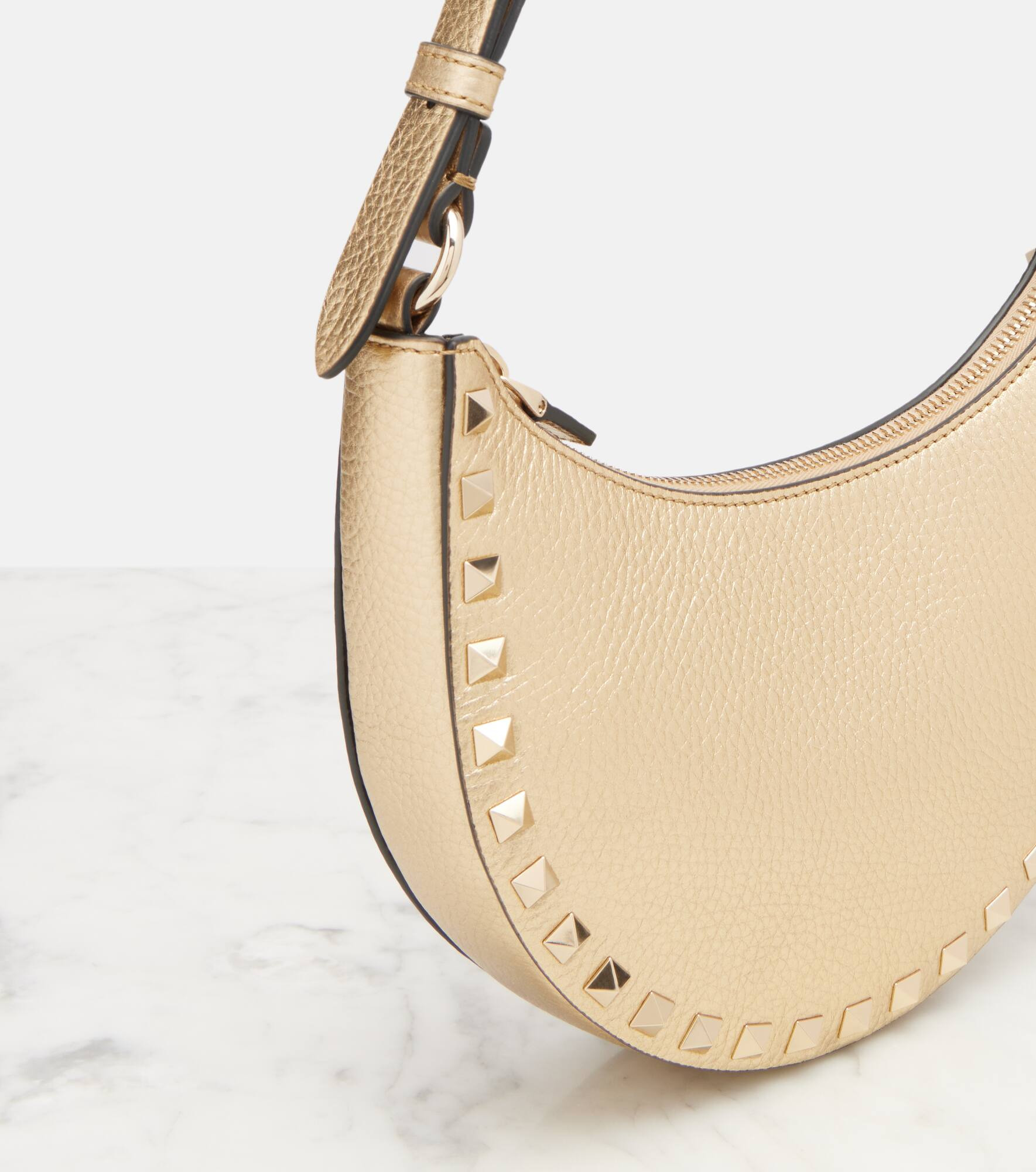 Rockstud Small leather shoulder bag - 6