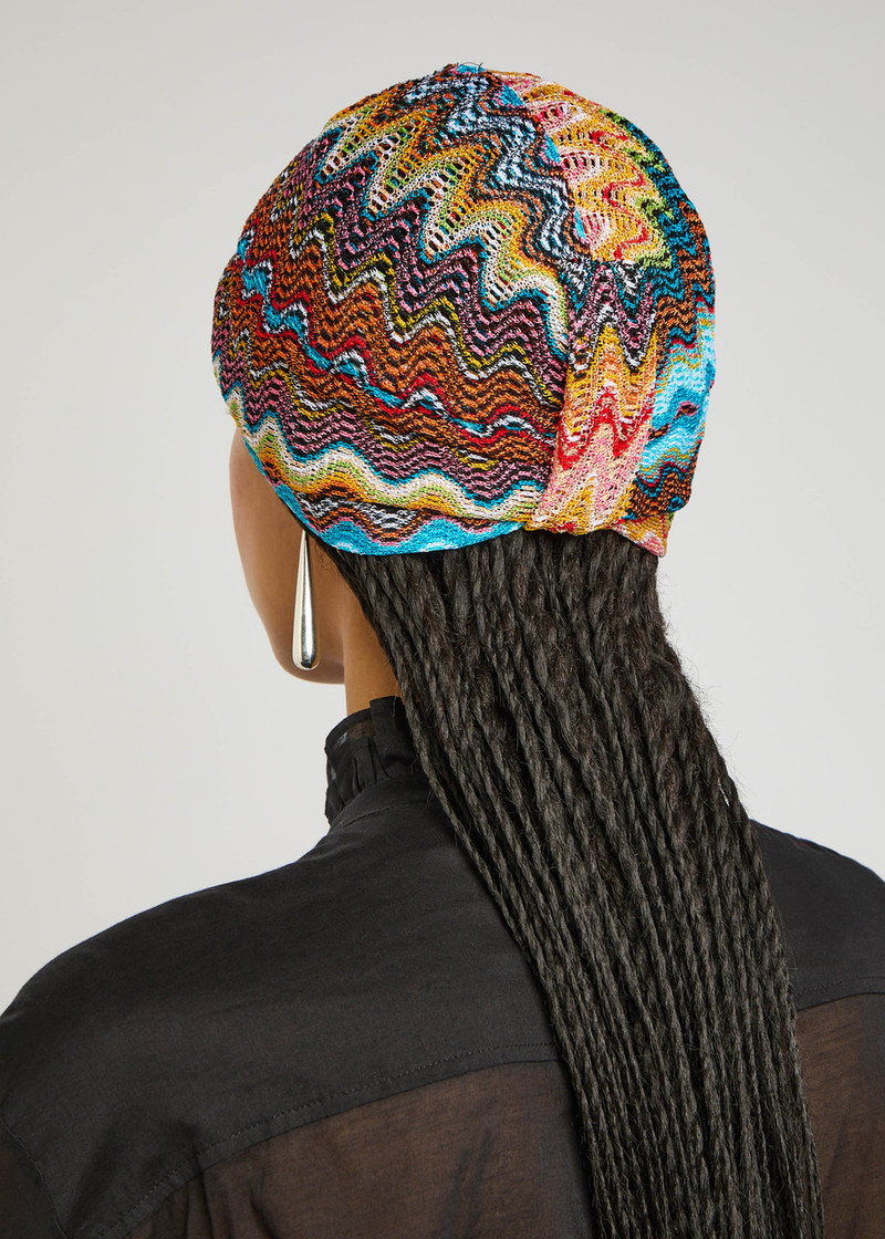 Missoni Missoni Zigzag-intarsia Knitted Head Wrap outlook