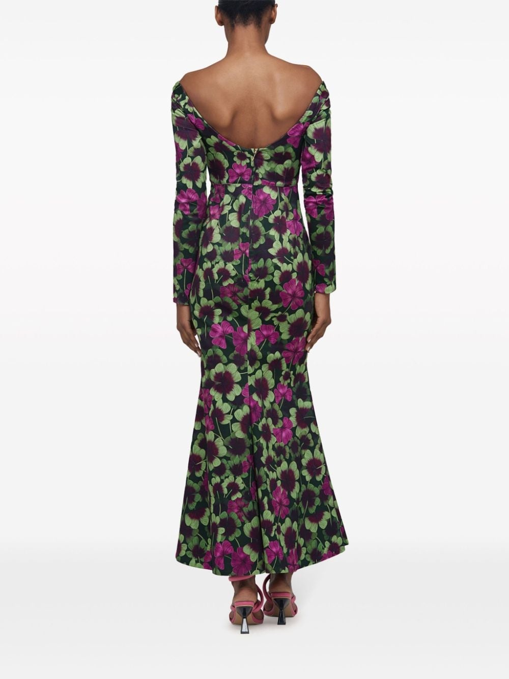 Nube Fortuna floral-print maxi dress - 3