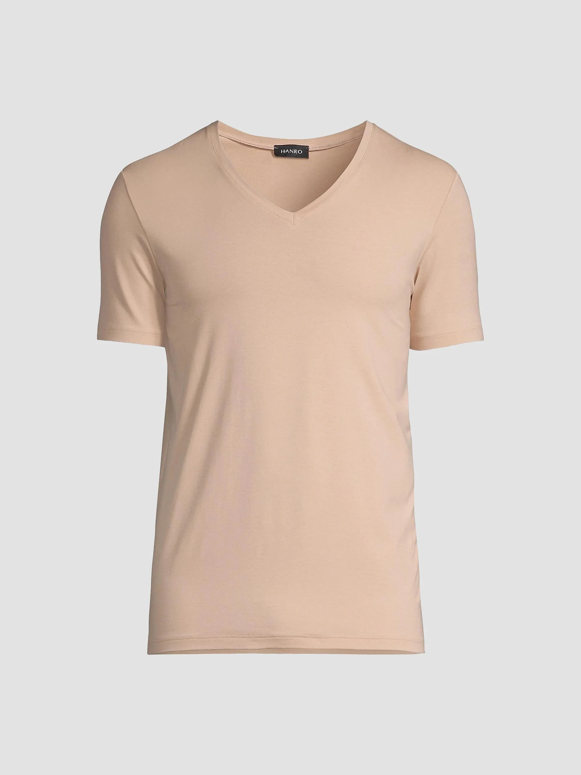 Men's Cotton Superior Short Sleeve V-Neck Tee - Neutral - 1