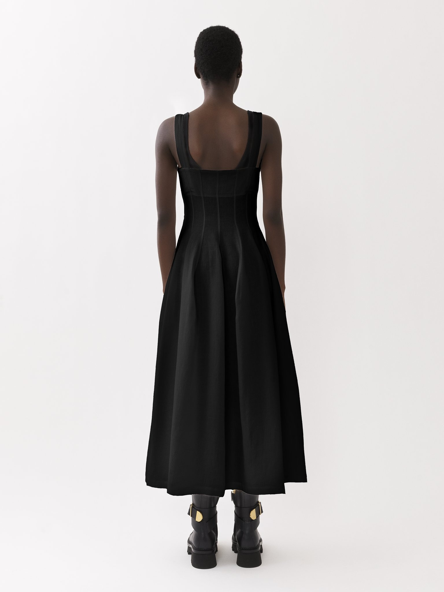 SLEEVELESS MIDI DRESS - 4