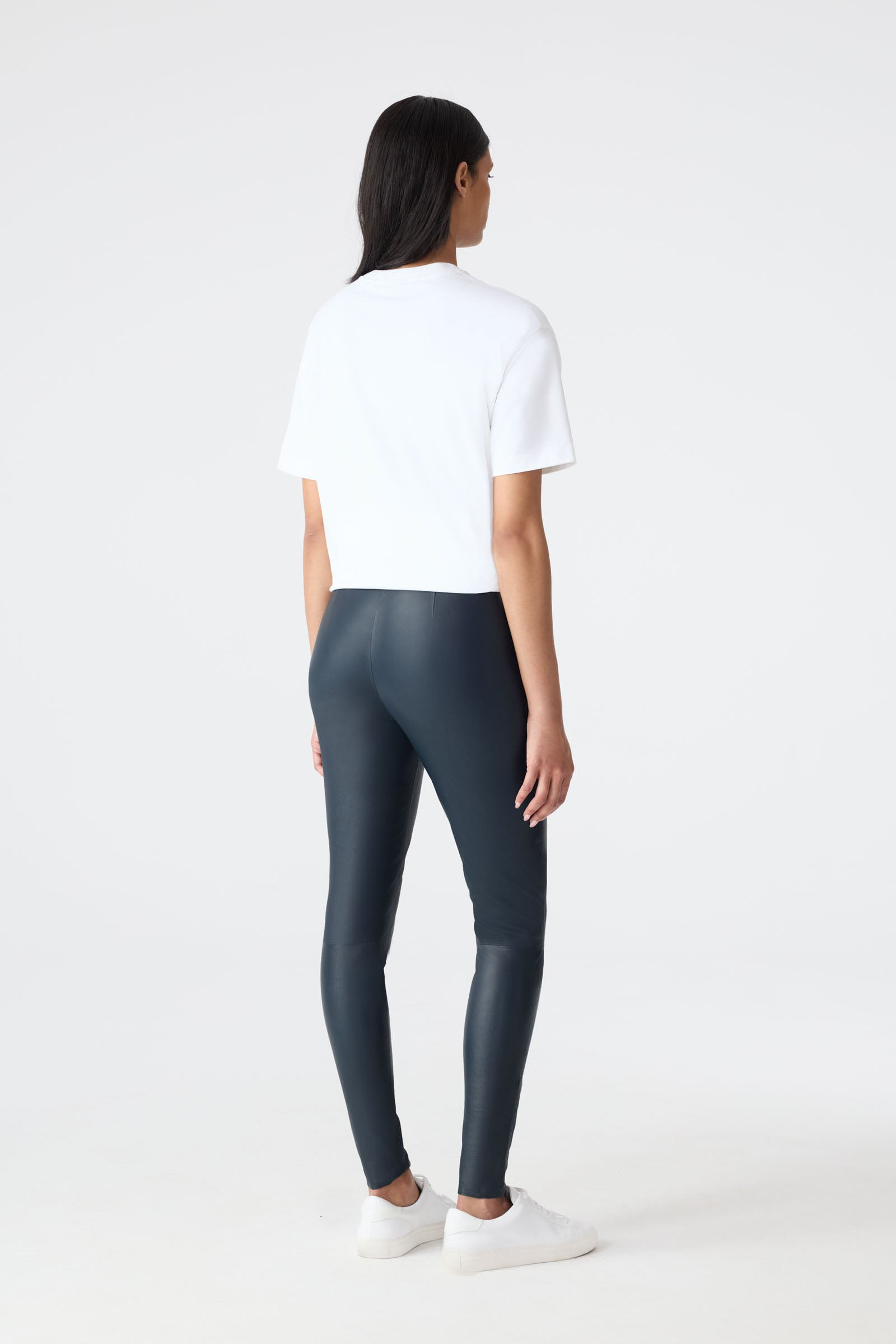 NAVI-Z Fitted Lamb Leather Legging - 4