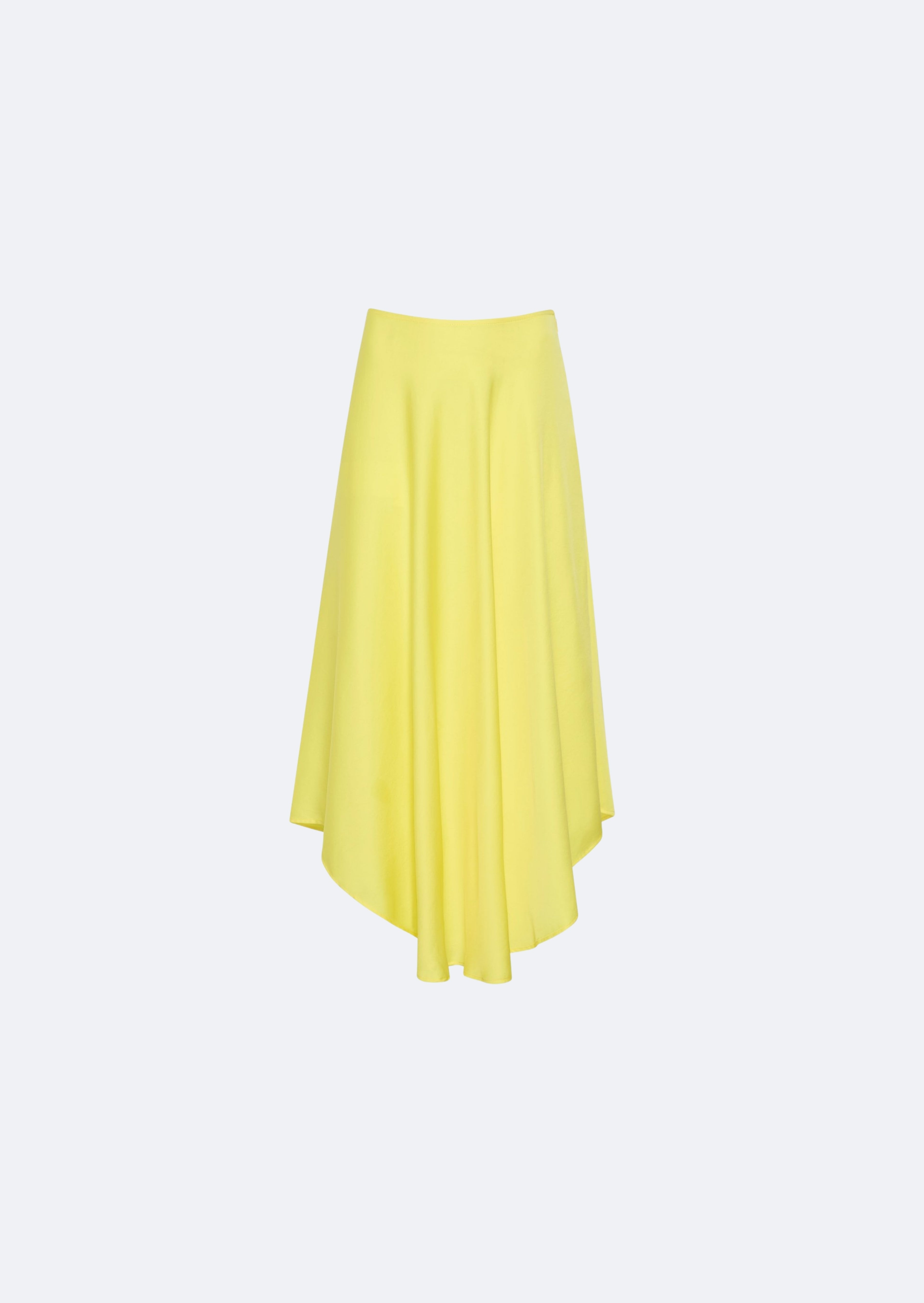 Satin Handkerchief Skirt - 1