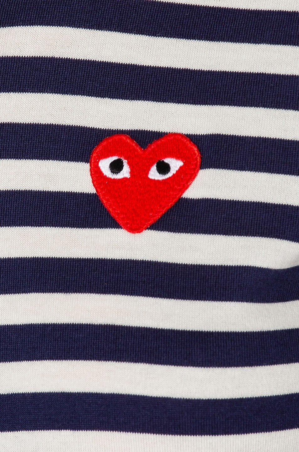 Stripe Red Heart Tee - 5