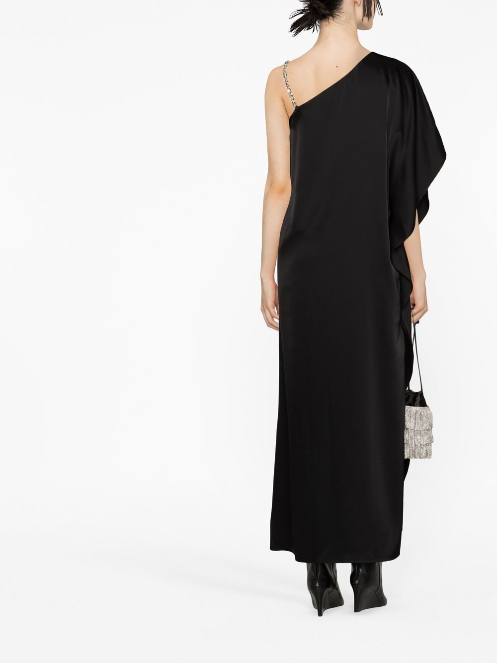 Tae crystal-embellished asymmetric gown - 3