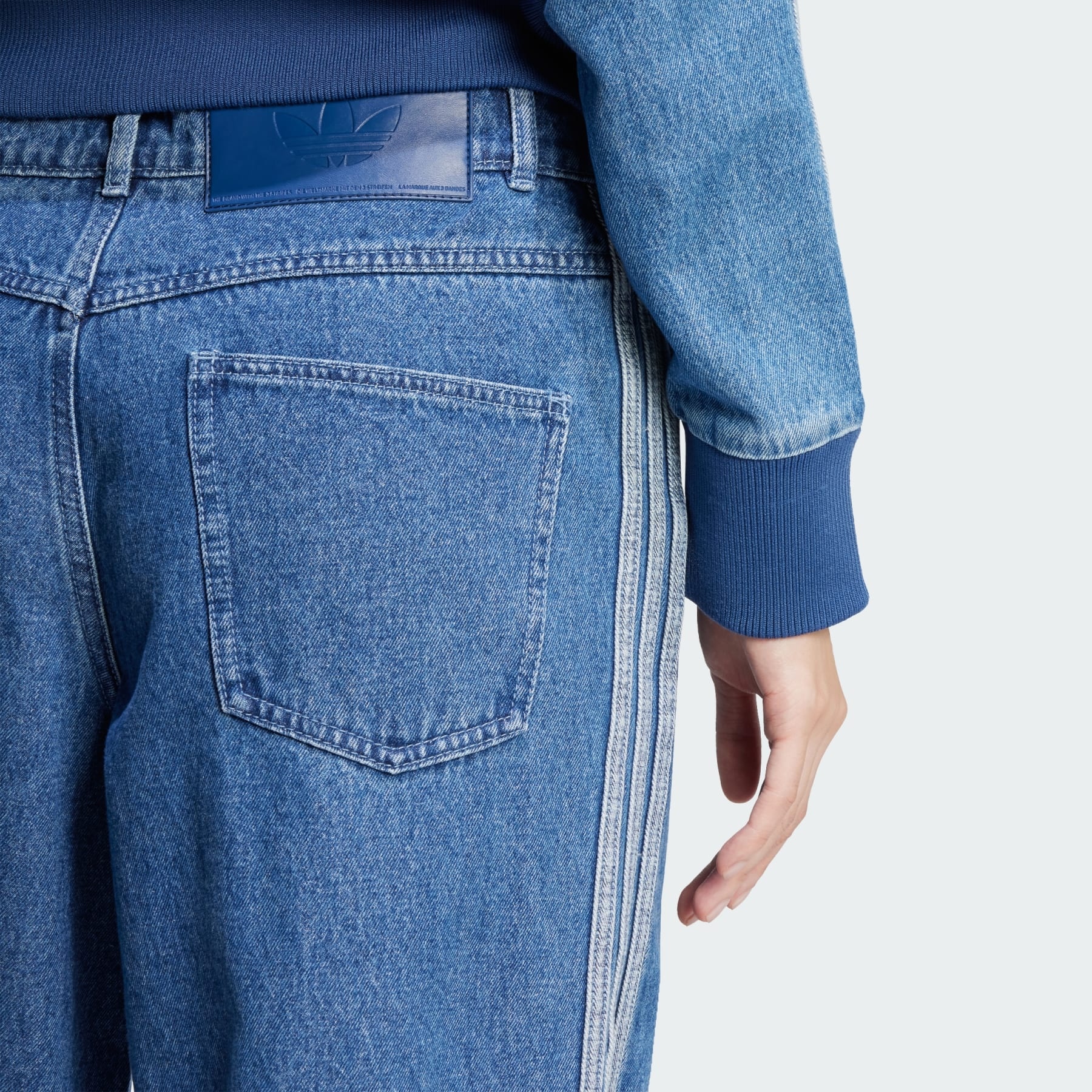 Adicolor Denim 3-Stripes Track Pants - 6